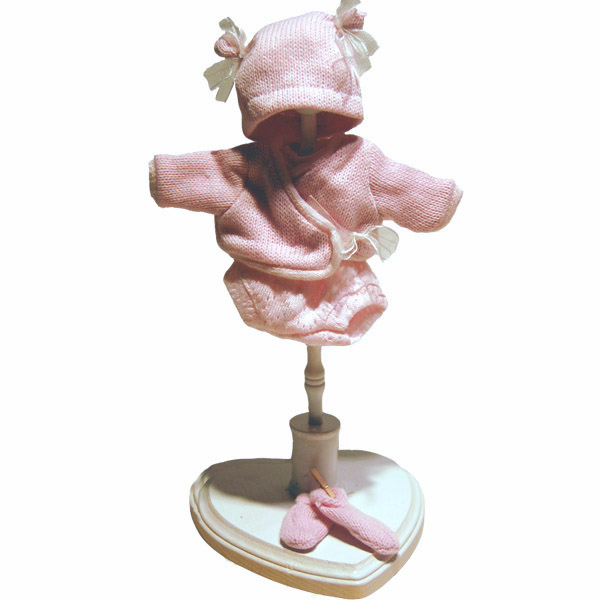 Dolls By Berenguer R0013 18 Inch Pink Knitted Sweater Combo