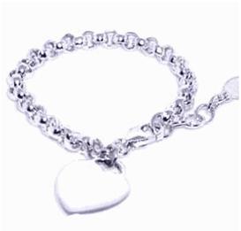 Emerald Baby EB-FIB-134 - My First Identity Bracelet - Sterling Silver