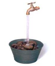 Fantasy Fountains CBI17  Wrought Iron Bowl Fountain