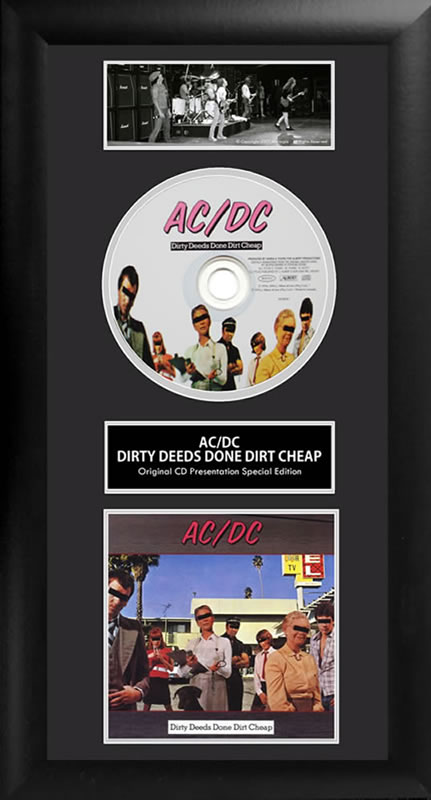 Film Cells CDP51 AC/DC - Dirty Deeds Done Dirt Cheap - CD Presentation
