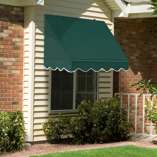 Sunsational 3020314 Traditional Awning - Forest Green - 4 Foot