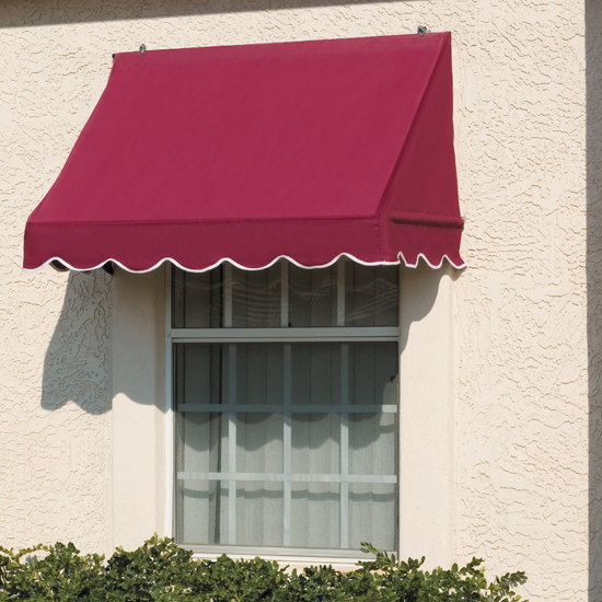 Sunsational 3020321 Traditional Awning - Burgundy - 8 Foot
