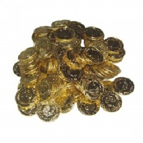 Making Believe 47289 Gold Coins - Package of 144