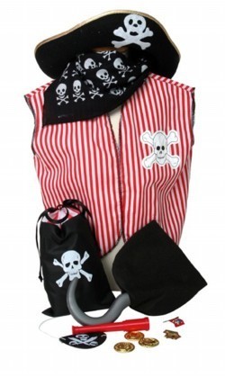 Making Believe Pirate Party Dress Up and Favor Bag