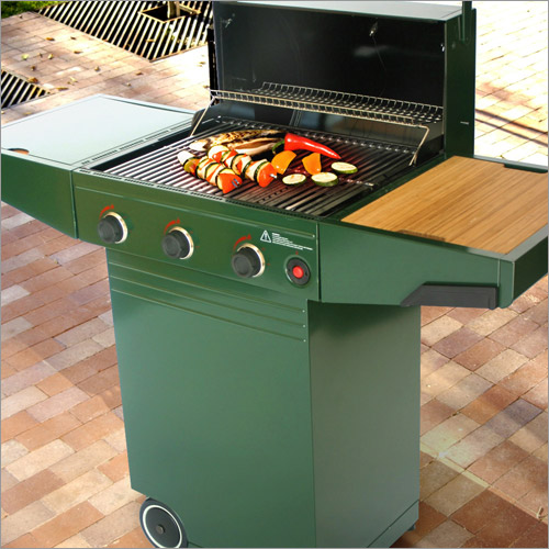 Minden Grill 94922 89452 6 Minden Master Gas Grill  Green