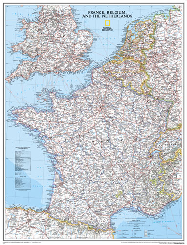 Re00622074 Map Of France - Belgium And The Netherlands