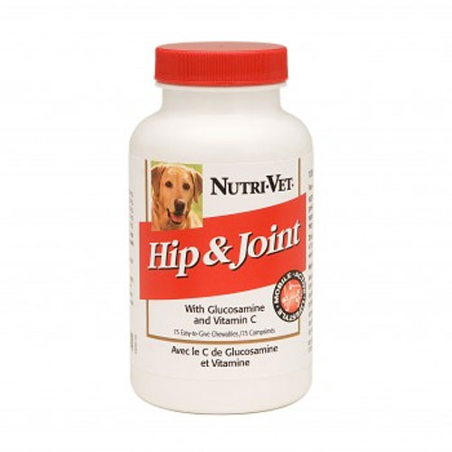 Nutri Vet 00285-8 Hip And Joint Liver Chewable - 500mg Gs - 120 Count