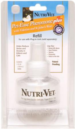 Nutri Vet 62854-6 Pet-Ease Calming Refill With Essential Oils For Cats - 1.7 oz