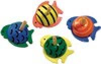 The Original Toy Company GA9932 - Spinning Fish Tops - Assortment Of 24