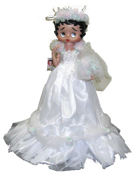 36007 16 Betty Boop Porcelain Bridal Lamp