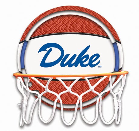PTC Intl 13051 Duke Blue Devils Pebble Basketball Hoop