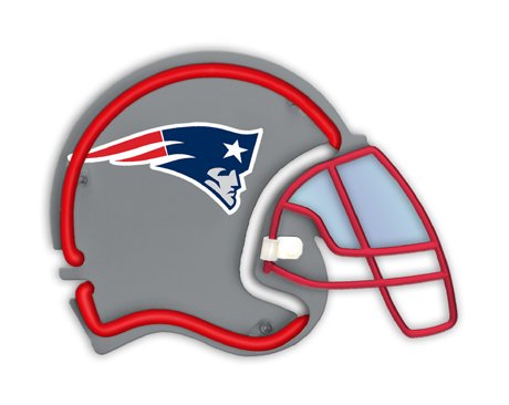 PTC Intl 26019 New England Patriots Neon Football Helmet