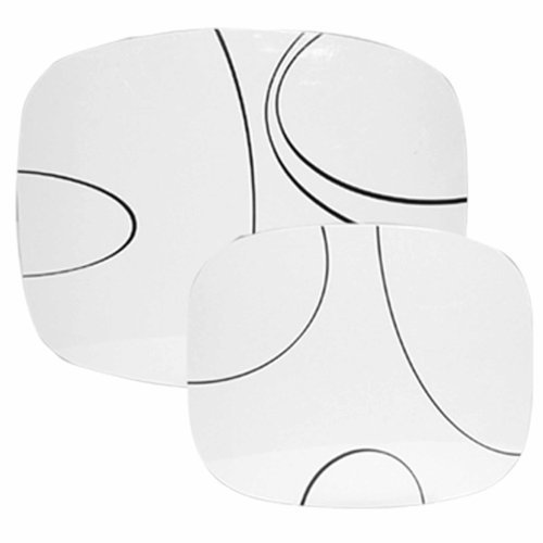 22237 Simple Lines - Counter-stove Mats - Set Of Two