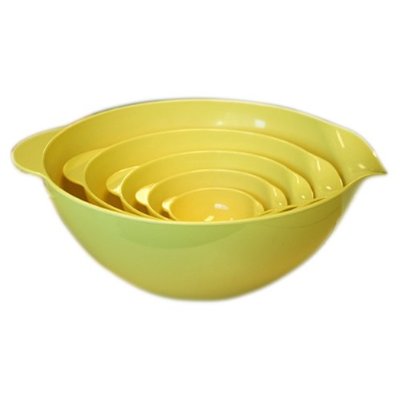 Reston Lloyd 85201 Lemon 5 Piece Melamine Bowl Set