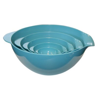 Reston Lloyd 85702 Turquoise 5 Piece Melamine Bowl Set