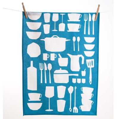 ferm Living 5002 Lovebirds Tea Towel