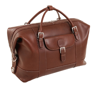 25084 Amore Cognac Leather Duffle Bag
