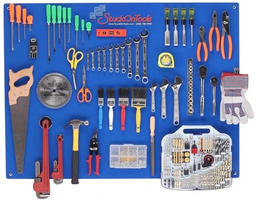 Stuck On Tools TB34BL01  Premier Tool Board  Blue