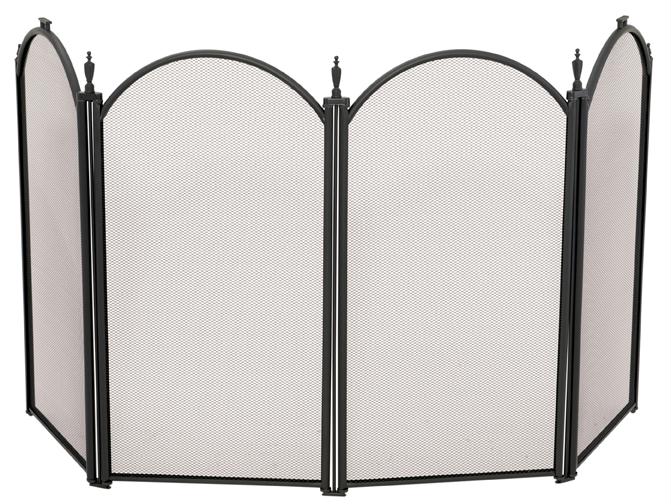 S-1078 4 Fold 25 Inch H Mini Black Screen