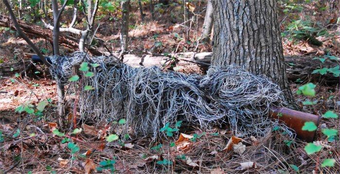 GhillieSuits PP-RW-M Paintball Camouflage Rifle Wrap Synthetic thread Mossy