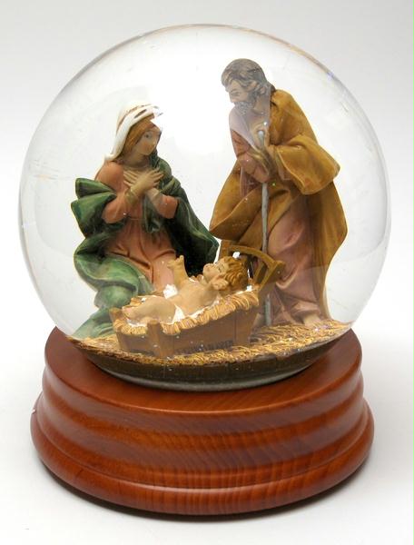 Roman Fontanini Holy Family Musical Waterglobe