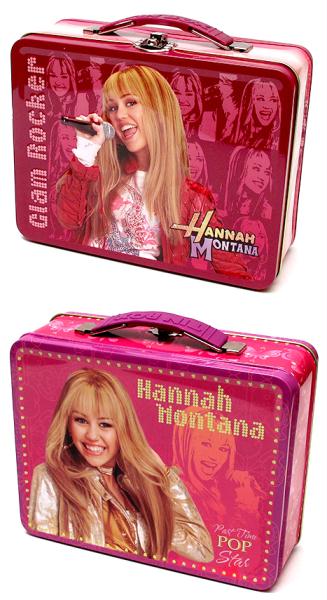 Hanna Montana Large Lunch Box  Assorted