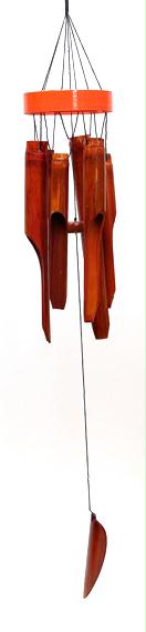 Bamboo Windchime Orange Ring