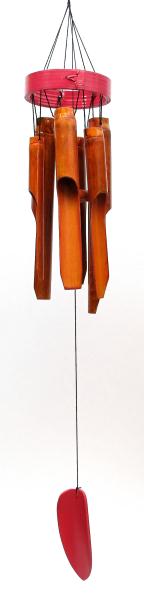 Bamboo Windchime Pink Ring