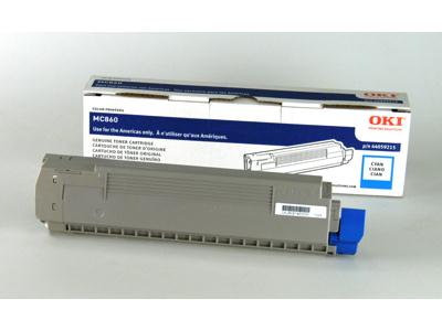 OKIDATA 44059215 MC860 MFP CYAN TONER CARTRIDGE OKIDATA 44059215 MC860 MFP CYAN TONER CARTRIDGE
