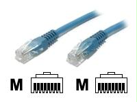 STARTECH M45PATCH50BL 50FT BLUE MOLDED CAT5E PATCH CABLE STARTECH M45PATCH50BL 50FT BLUE MOLDED CAT5E PATCH CABLE