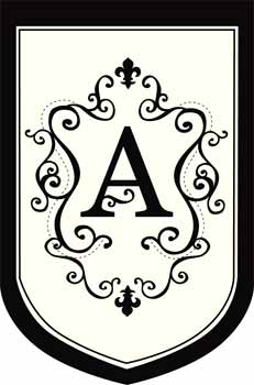 Bulk Savings 379831 Garden Sized Applique Flag - Monogram A - Case of 9
