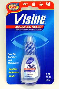 Visine 363000 Visine Eye Drops- Case of 36
