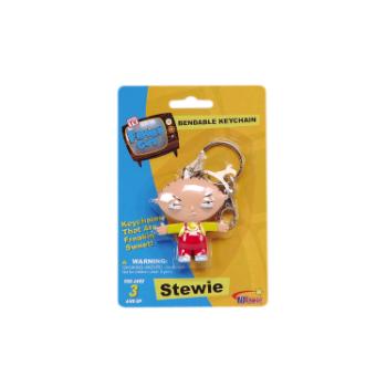 Family Guy 393209 Stewie Bendable Key Chain- Case of 12