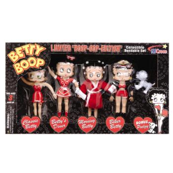 Betty Boop 393163 Betty Boop Bendable Box Set- Pack of 4