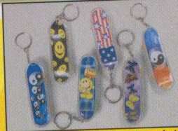 DD Discounts 129107 3 Skateboard Keychain- Case of 36