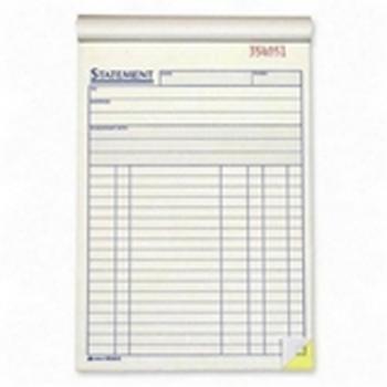 Bulk Savings 372133 Tops 2 Part Carbonless Statement Book- Case of 12