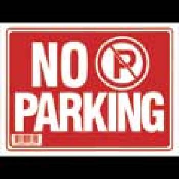 DD Discounts 311783 12 X 16 No Parking Sign- Case of 24