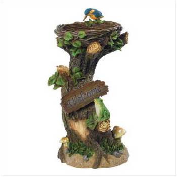 DD Discounts 244340 Solar Birds Nest Bird Feeder-Lamp