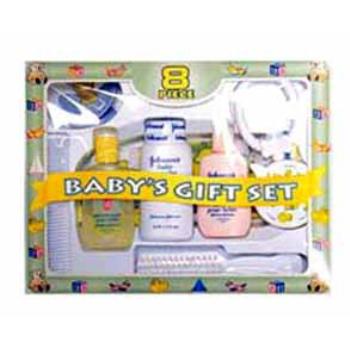 Johnson and Johnson 157023 8 Piece Johnson and Johnson Baby Gift Box- Case of 48