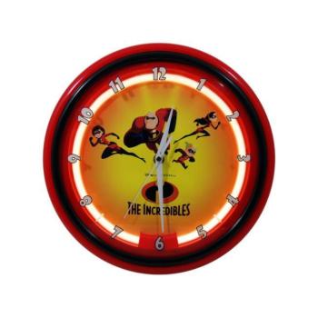 Disney 371715 Disney Pixar The Incredibles Neon Wall Clock