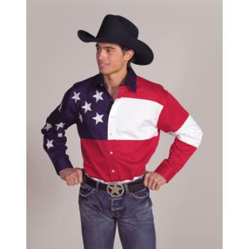 DD Discounts 371589 Men and amp;apos;s Western Shirt - The American - 3Xl