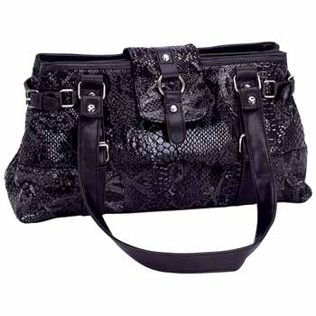 DD Discounts 379227 Black Genuine Leather Handbag