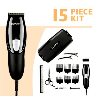 Conair HC91VCS Great Value 15-Piece Haircut Kit