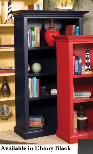 Kush Furniture 1560bk Summerland 36 X 60 Bookcase in Ebony Black Finish