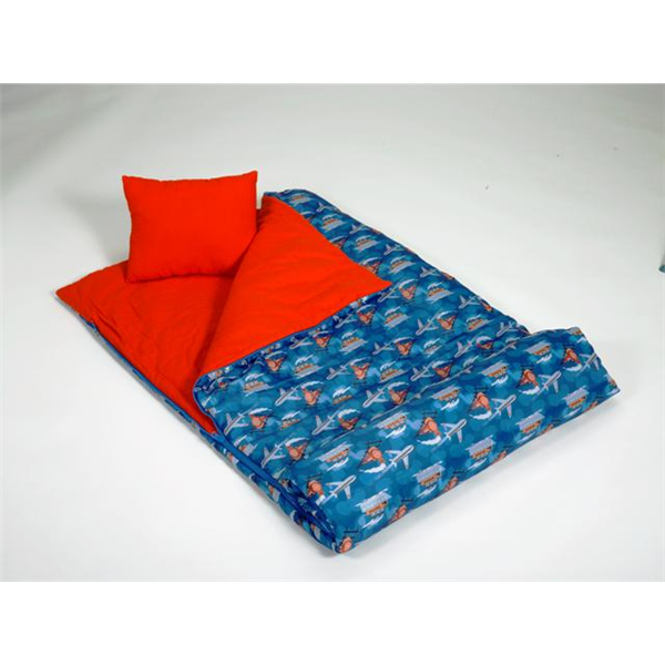 Wildkin 17024 Trains Planes  Boats Sleeping Bag