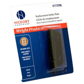 Bulk Savings 394389 Replacement Black Strike Plate- Case of 100