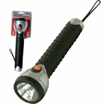 Bulk Savings 370116 Flashlight 3-D Cell With Rubber Grip- Case of 72