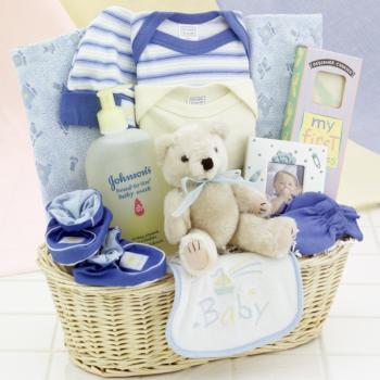 Bulk Savings 361368 New Arrival Baby Gift Basket  Boy