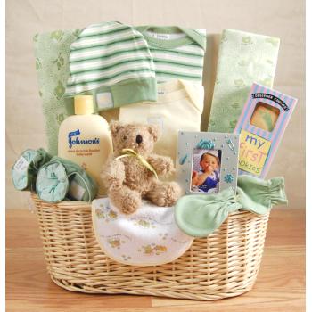 Bulk Savings 361370 New Arrival Baby Gift Basket Neutral
