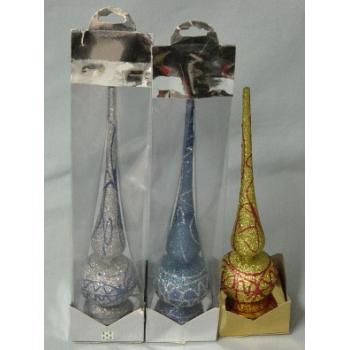 Bulk Savings 363424 Holiday-Christmas Tree Top Ornaments- Case of 48